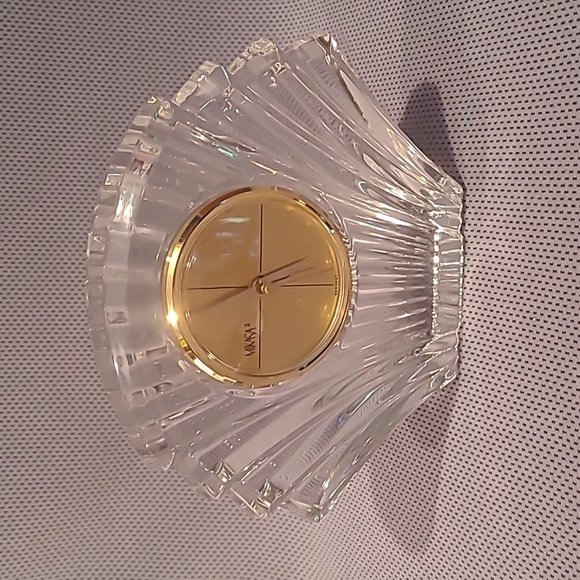 Mikasa Crystal Shell Clock Germany - Picture 10 of 11